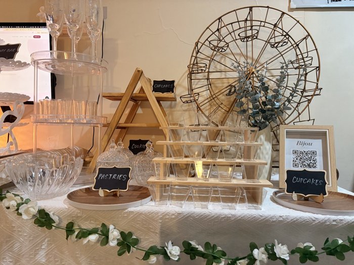 Bijou team styling the celebration table